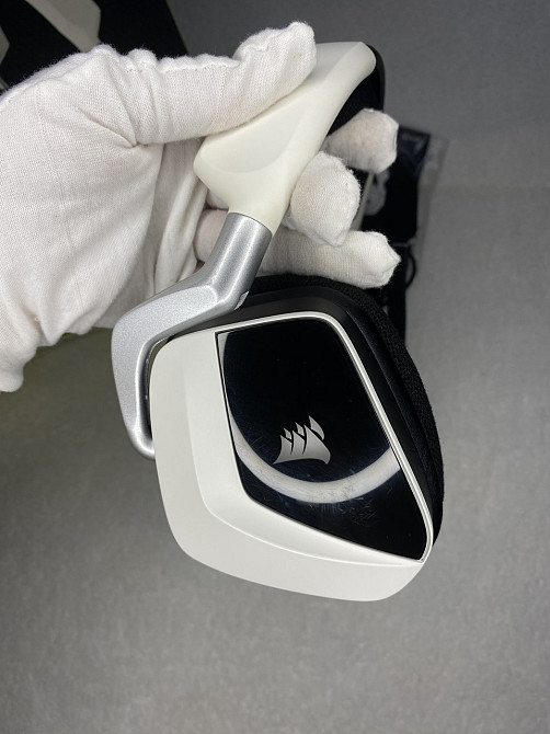 Гарнитура игровая Corsair VOID ELITE Wireless Dolby 7.1 белая, беспроводная, Wi-Fi, наушники CA-9011202-EU Киев - изображение 6