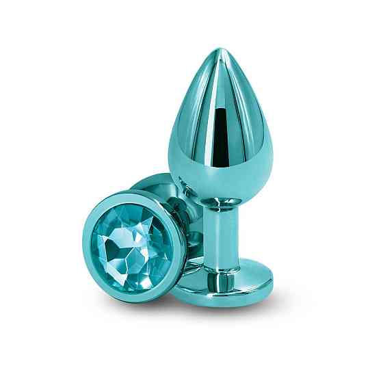 Анальна пробка NS Novelties Rear Assets — Medium — Teal Sex Aura Київ