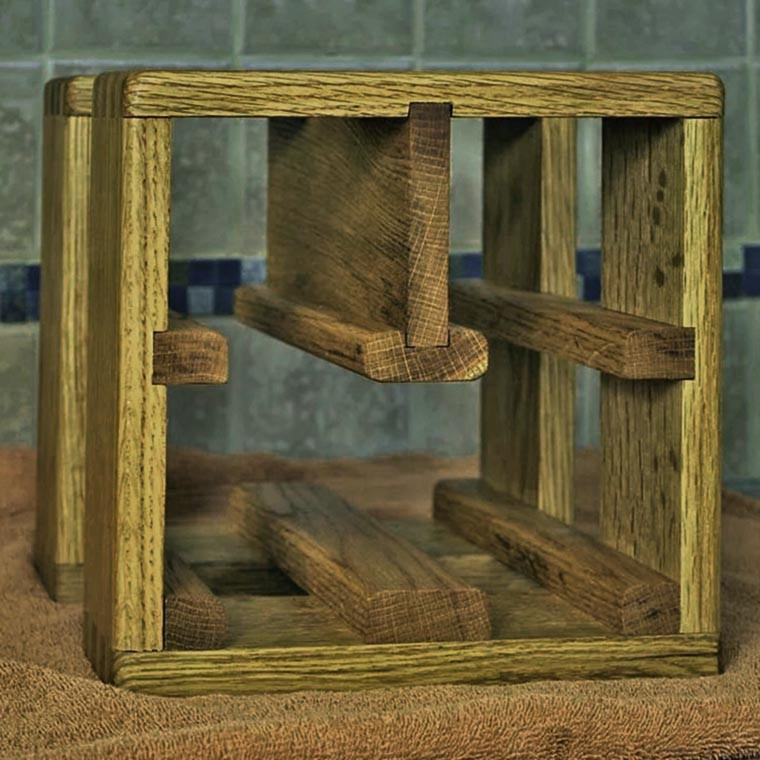 Настольная винная полка 