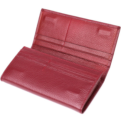 Кошелек ST Leather Из натуральной кожи Бордовый (23085) Винница - изображение 7