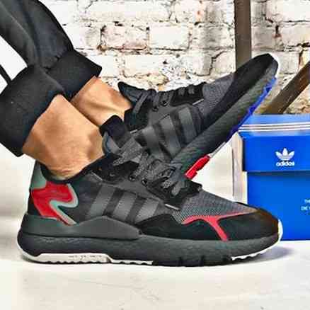 Кросівки Чоловічі Adidas Jogger Чорні Адідас Бігові (розміри: 41,42,43,44,45) Відео Огляд Дніпро