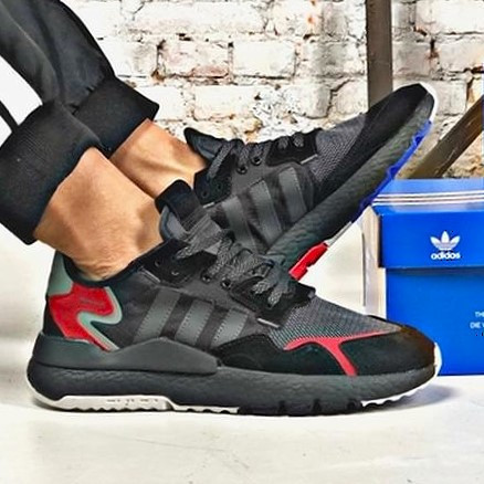 Кросівки Чоловічі Adidas Jogger Чорні Адідас Бігові (розміри: 41,42,43,44,45) Відео Огляд Дніпро - фото 3