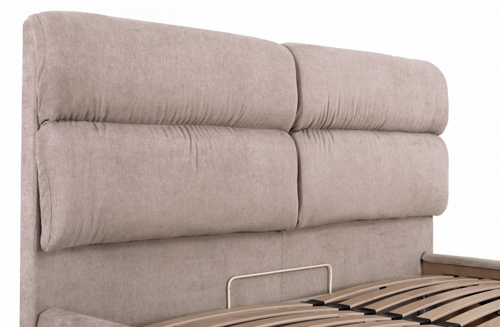 Ліжко Oxford VIP 140 х 190 см Місті Mocco З додатковою металевою цільнозварною рамою Мокко Київ - фото 11