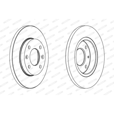 Тормозной диск FERODO DDF995 Винница - изображение 1