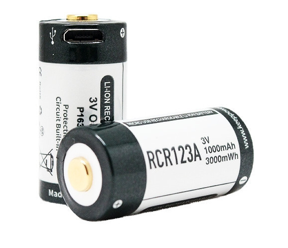 Акумулятор 16340 Keeppower 3V 1000mAh + micro USB (P1634U2) Вінниця - фото 5