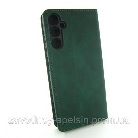 Чехол книжка Samsung A14 A145 A146 Защита камеры (зеленый) Одесса - изображение 2