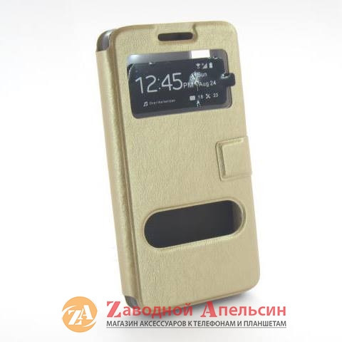 Чохол книжка Lenovo P780 Smart Case gold Одеса - фото 4