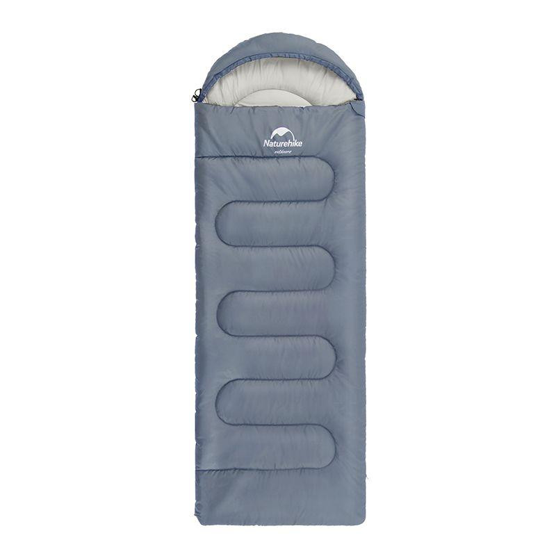 Спальный мешок Naturehike Y150L NH21MSD08, правый, серо-голубой Киев - изображение 1