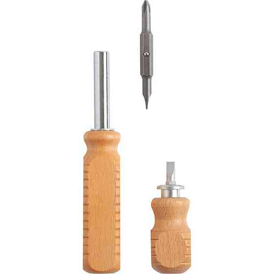 Набір викруток з дерев'яною ручкою «Супермайстер» Ровно