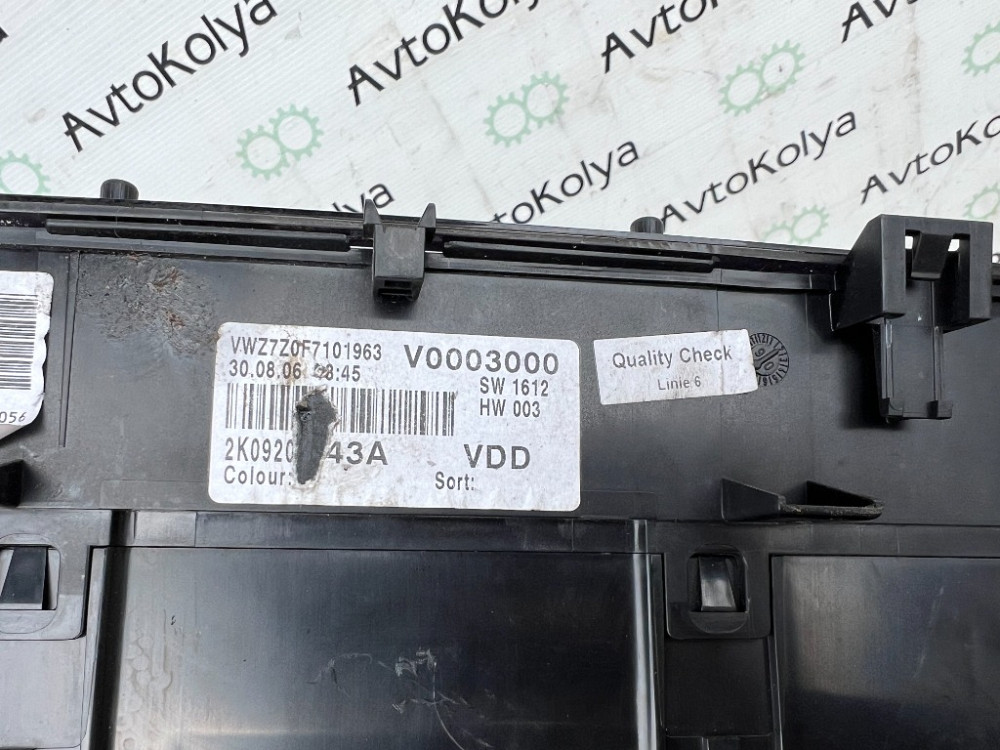 Панель приладів (спідометр) VW Caddy 2004-2010 (2K0920843A) Ковель - фото 4