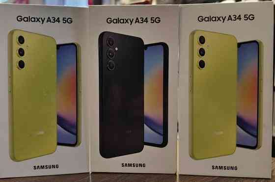 Смартфон: Samsung Galaxy A34 6/128Gb. ( SM-A346B) Black , Light Green. Київ