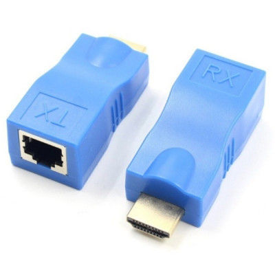 Адаптер HDMI extender passive 30m RJ45 1080P Extradigital (KBH1754) Винница - изображение 1