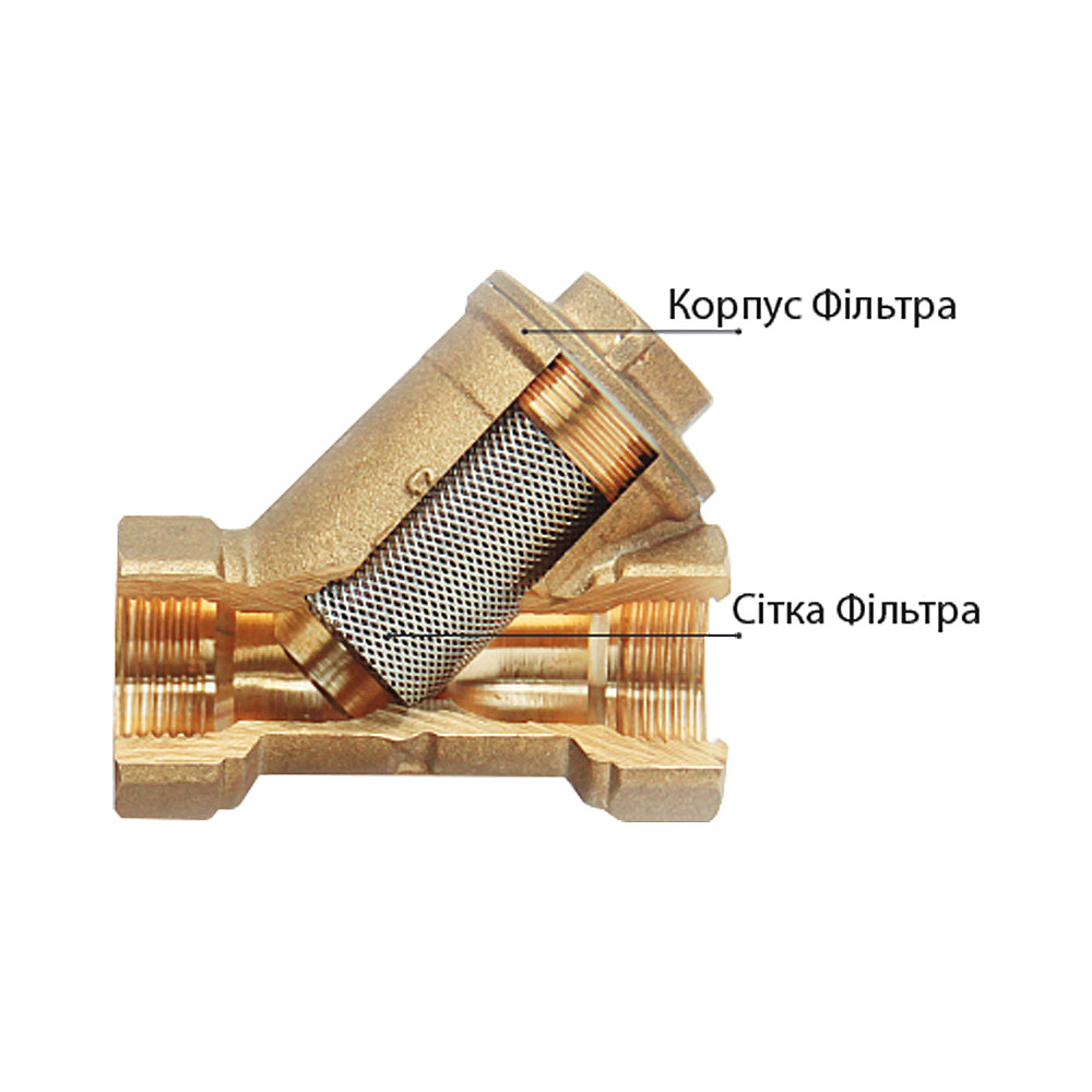 Фільтр грубого очищення SOLOMON 1 1/4″ 8011 Тернопіль - фото 4