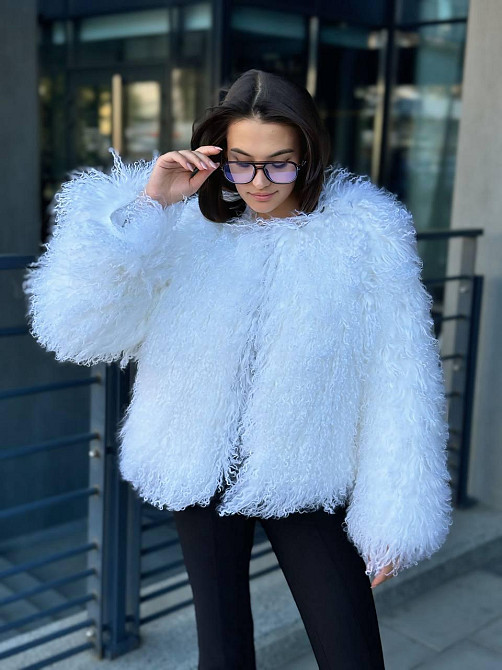 Шуба з лами Білий 46/48 Харків - фото 2