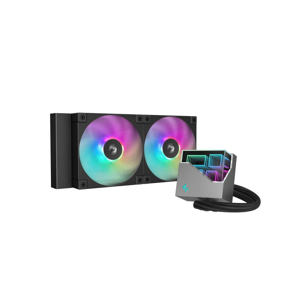 Система водяного охолодження DeepCool LT240 ARGB Black (R-LT240-BKAMNC-G-1) ( Чорний ) Харьков - изображение 1