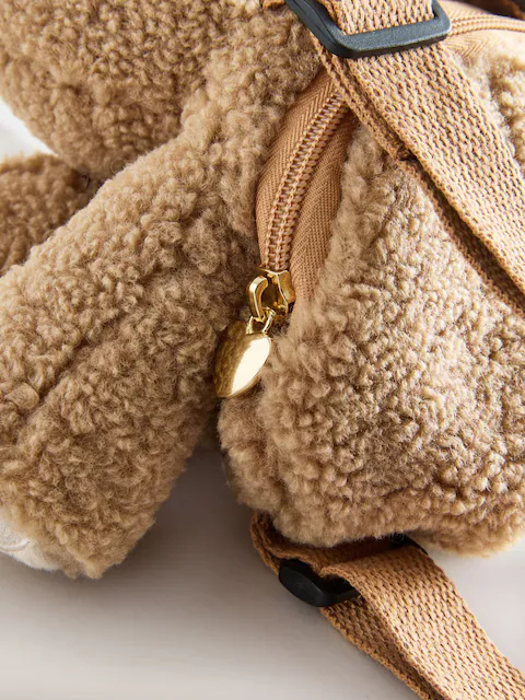 Рюкзак детский плюшевый Bear Backpack Коричневый Винница - изображение 7