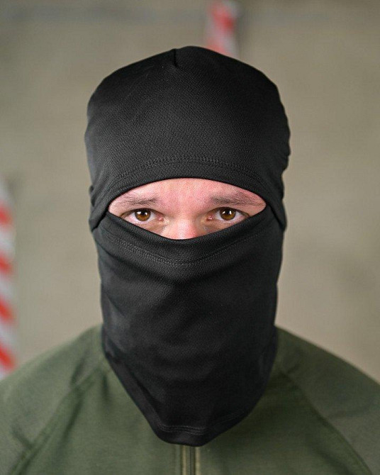 Літня балаклава coolmax black ПП7669 Одеса - фото 2