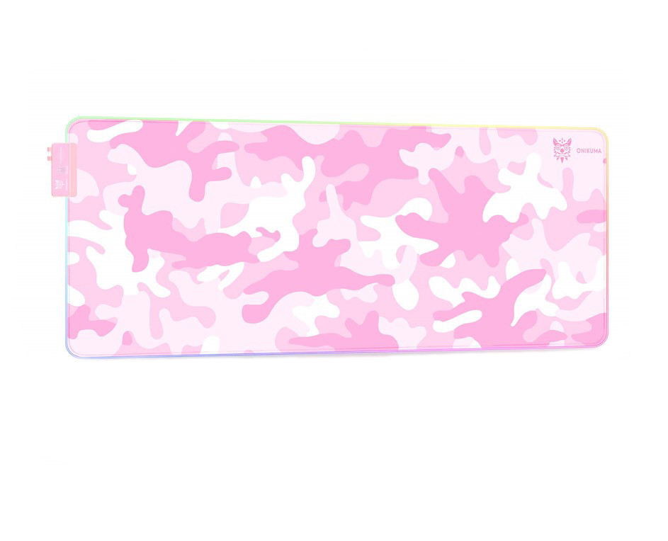 Килимок для мишки ONIKUMA MP005 RGB, біло-рожевий Винница - изображение 1