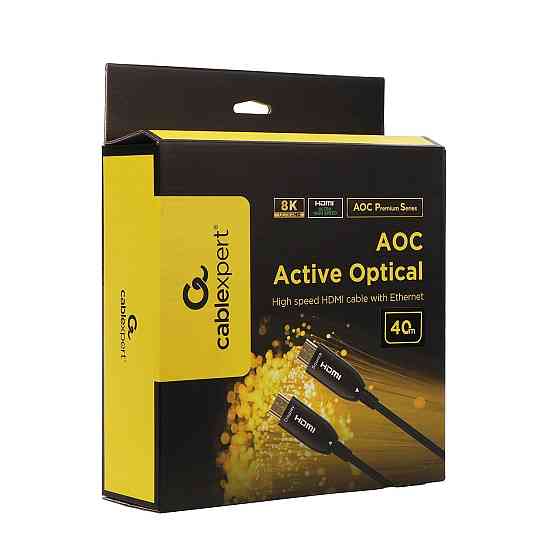 Кабель Cablexpert HDMI — HDMI V 2.1 (M/M), 40 м, Black (CCBP-HDMI8K-AOC-40M-EU) ( 29608 ) Харьков