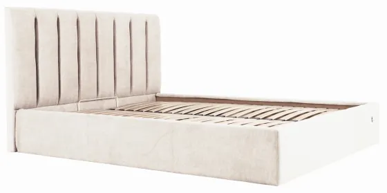Ліжко Sanam Comfort 140 х 200 см Місті Milk З підйомним механізмом та нішою для білизни Бежевий Дніпро