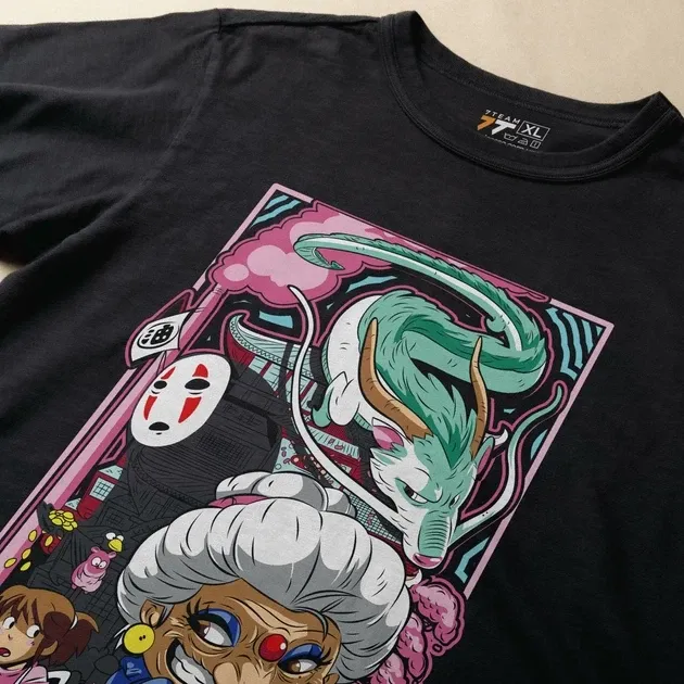 Футболка чоловіча з  принтом Унесенные призраками 3 Розмір 48 Anime0973 Дніпро - фото 3