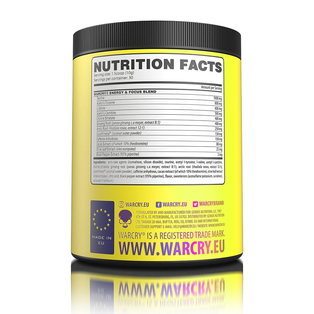 Передтренік Warcry Energy 300 g (Energy Fruits) Луцьк - фото 2