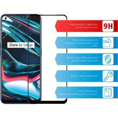 Скло захисне ACCLAB Full Glue Realme 7 Pro (1283126508486) Вінниця