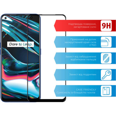 Стекло защитное ACCLAB Full Glue Realme 7 Pro (1283126508486) Винница - изображение 2