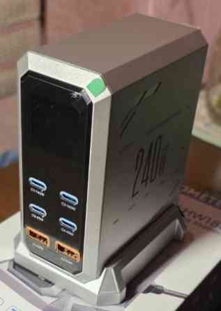 Зарядний пристрій GaN Asometech 240W PD 3.1 (6 портів) Харків