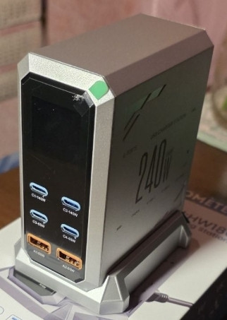 Зарядний пристрій GaN Asometech 240W PD 3.1 (6 портів) Харків - фото 3