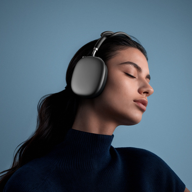 Беспроводные накладные наушники HOCO W65 Plus Happy ANC BT headphones Blue Одесса - изображение 3