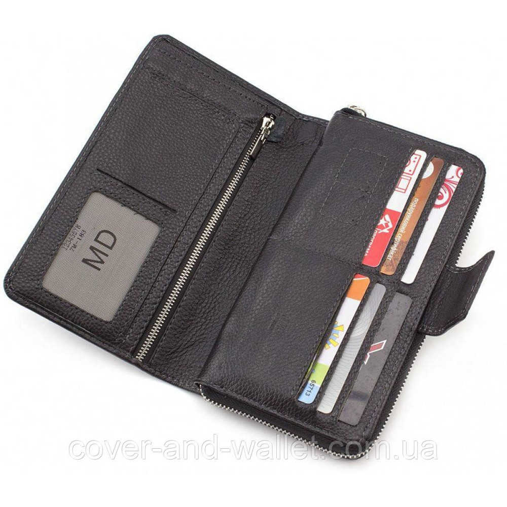 Кожаный мужской кошелек клатч на магнитной застежке Marco Coverna MC 7m-183 Киев - изображение 2