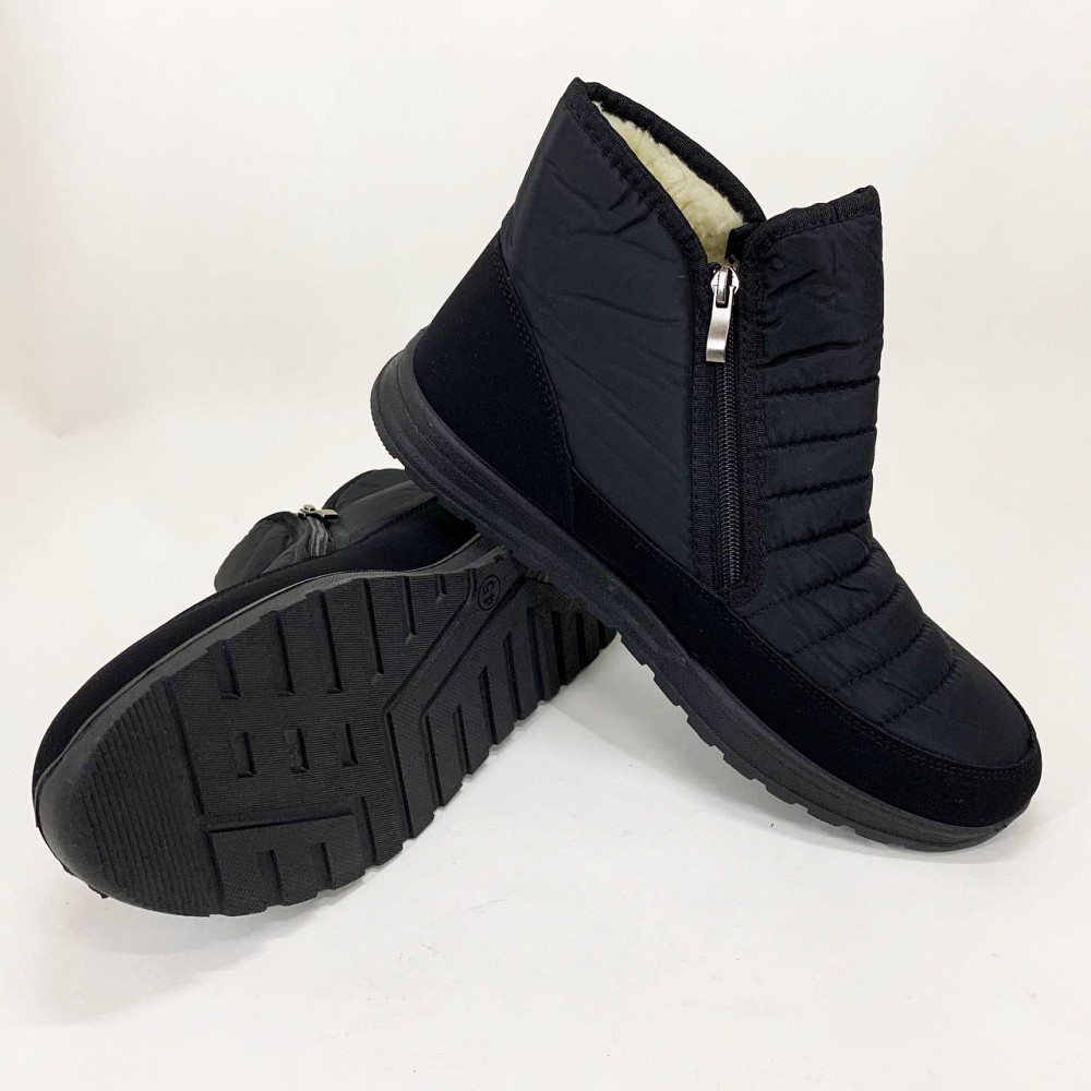 Ботинки рабочие на меху, Сапоги мужские утепленные короткие, Прочная обувь для мужчин IZ-92 Львов - изображение 1