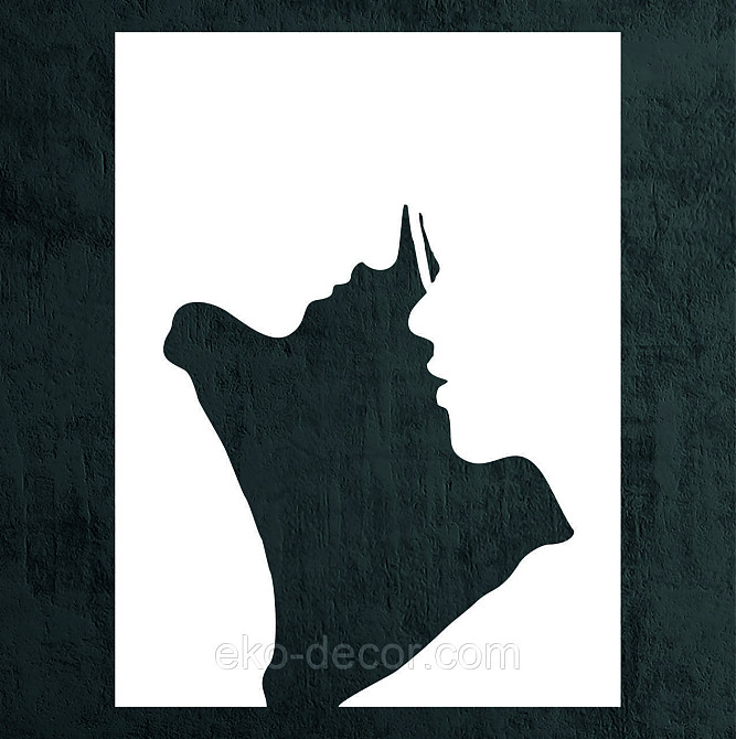Декоративне настінне 3D Панно «Силует пари», Декор на стіну з об'ємом 50*37 см, Білий Київ - фото 7