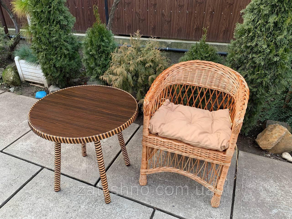 Плетеная мебель с подушками Киев - изображение 4