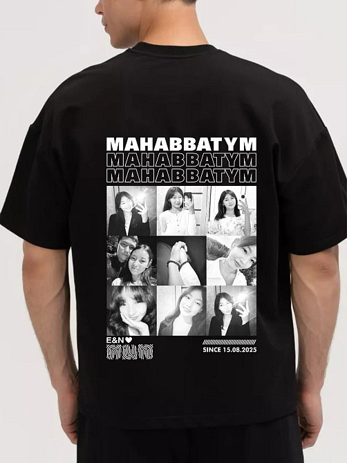 Футболка WIFEY, ONLY YOU, MY GIRLFRIEND с личными фото и текстом | Персонализированный дизайн Черновцы - изображение 8