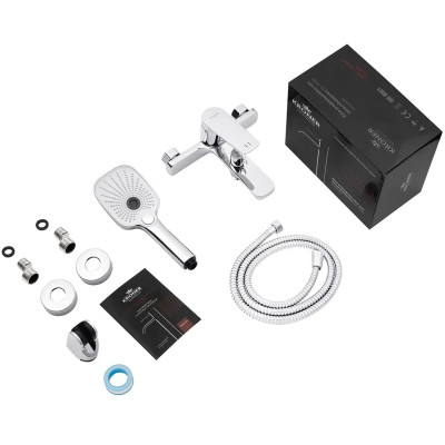 Душовий гарнітур Kroner Makon-C060 + змішувач Makon-C010 (CVS30157) Вінниця - фото 4