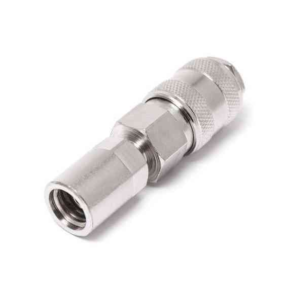 Быстроразъем пневматический с клапаном 