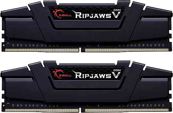 Оперативная память DDR4 16 ГБ (2x8 ГБ) 3200 МГц CL16 G.Skill RipJaws V черная Киев