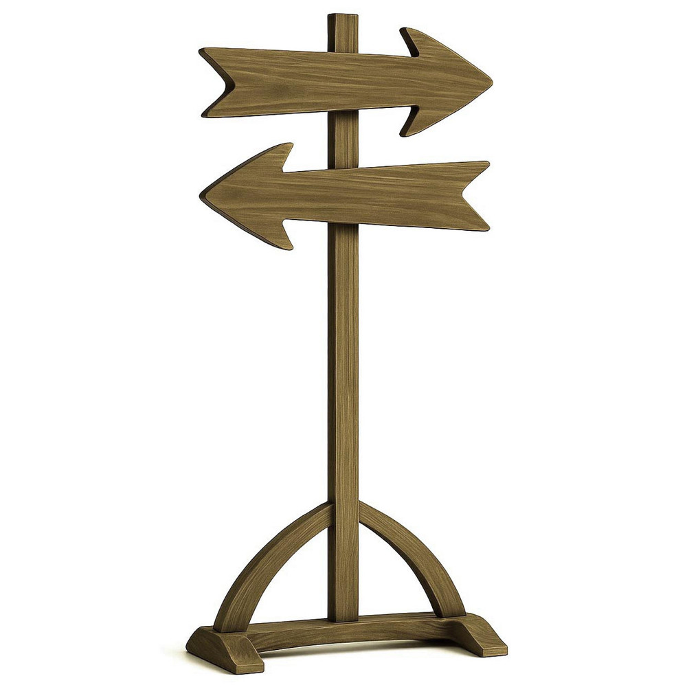 Підлогова стрілка-покажчик "Матакана" палісандр Миколаїв - фото 1