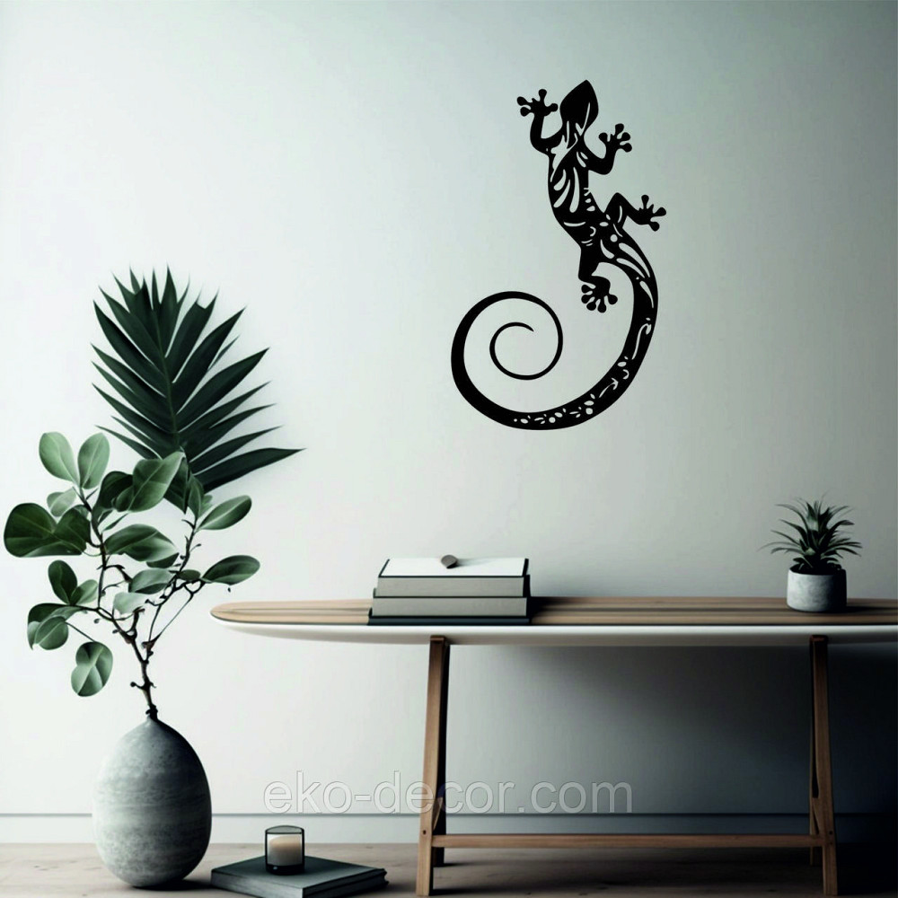 Декоративне настінне 3D Панно «Ящірка» Декор на стіну з об'ємом Київ - фото 5