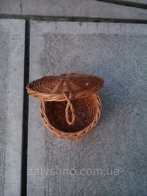 Шкатулка плетеная из лозы Киев - изображение 5