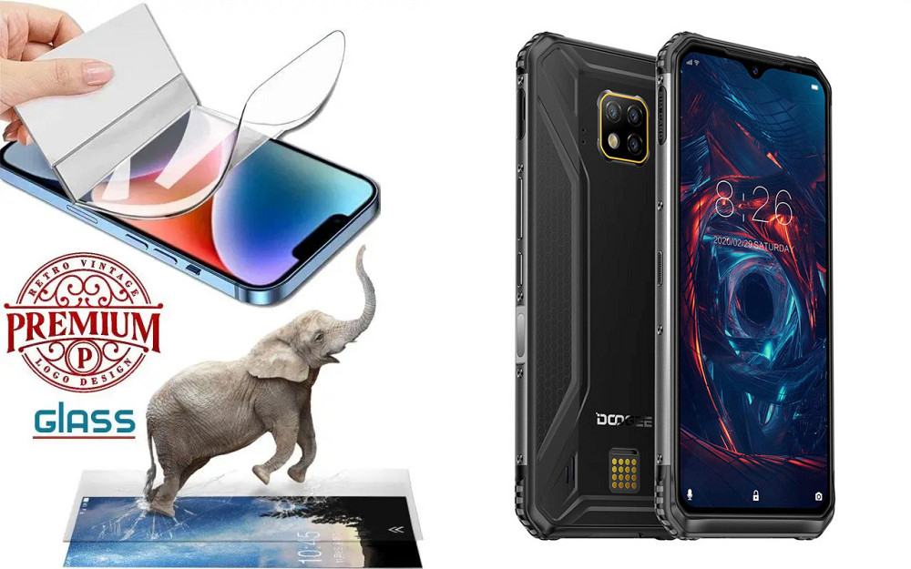 Полиуретановая пленка DOOGEE S95 Pro, Premium, толщина 0,2 мм Киев - изображение 1