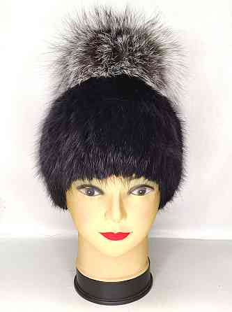 Шапка меховая женская ондатра бон Джоли Черный Харьков