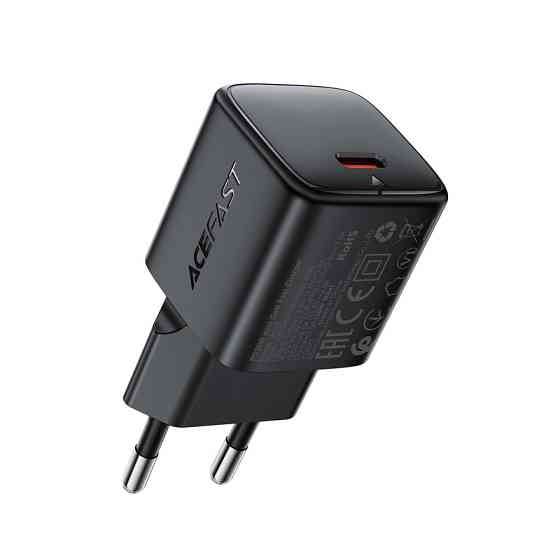 Мережевий зарядний пристрій ACEFAST A118 PD30W mini GaN USB-C fast charger Одеса