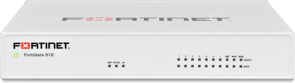 Маршрутизатор  Fortinet FortiGate 61E z licencjami na 1 rok i wsparciem 8x5 (FG-61E-BDL) Київ - фото 1