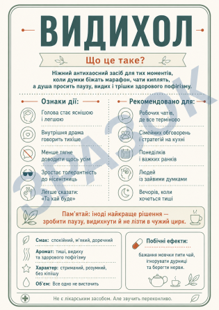 Этикетка на бутылку “Выдохол” + контрэтикетка | подарочная наклейка на вино, игристое, шампанское,т стресса, чатов и лишних мыслей Одесса