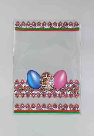 Пакет Пасхальный с рисунком для упаковки подарков  (25*35) №399 (3)  