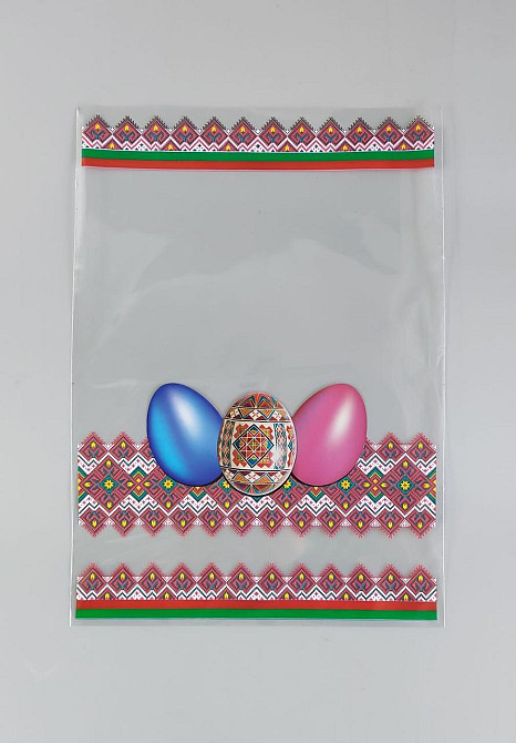 Пакет Пасхальный с рисунком для упаковки подарков  (25*35) №399 (3)  