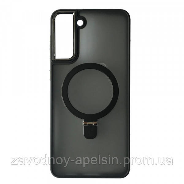 Samsung S22 S901 Чохол підставка Матовий (чорний) Одеса - фото 1